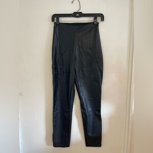 Fabletics Black Faux Leather Leggings